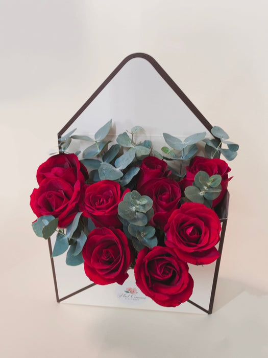 Scarlet Red Rose Love Letter